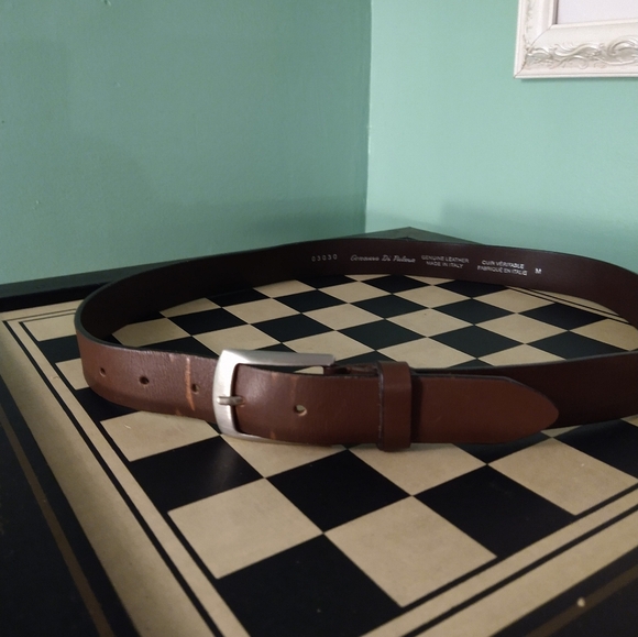 Size M genuine leather belt made in Italy - Picture 7 of 11